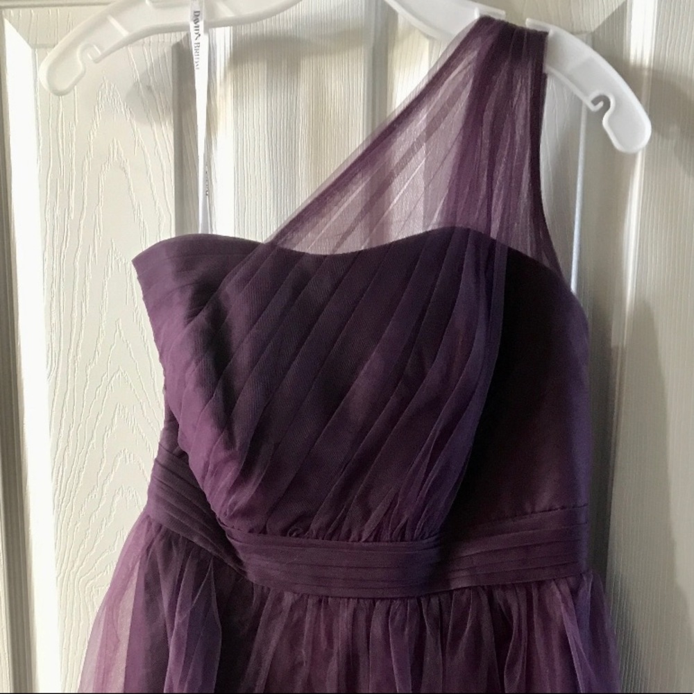 David’s Bridal Deep Purple Dress SIZE 6